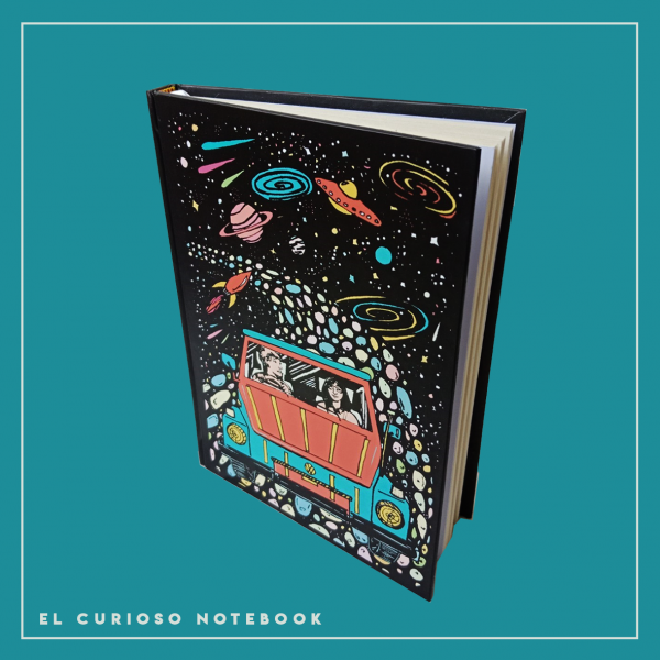 notebook a5 hardcover illustration