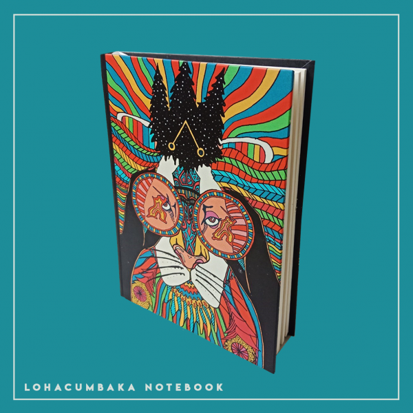 notebook a5 hardcover illustration