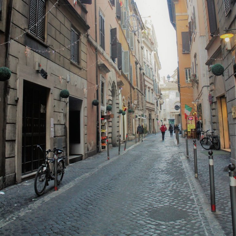 Rome Street Pantheon Bicycle